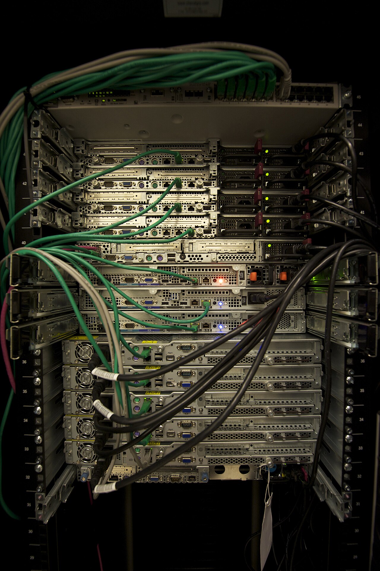 A well organized equipment rack representing the orderly way Remotablix arranges access